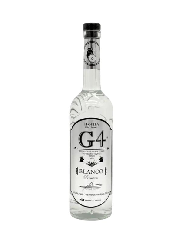 G4 Blanco 108 Proof Tequila (Jalisco, MX)